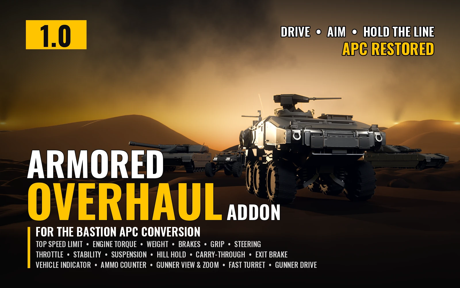 Armored Overhaul Addon for APC Restored Mod