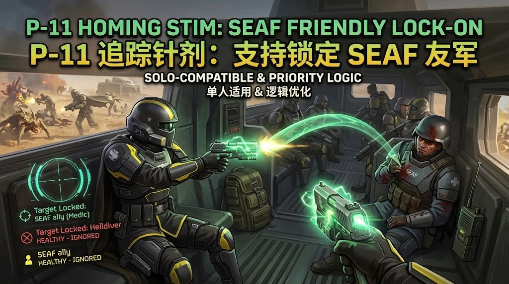 P-11 Homing Stim (SEAF Support) - P-11 追踪针剂支持 SEAF 友军