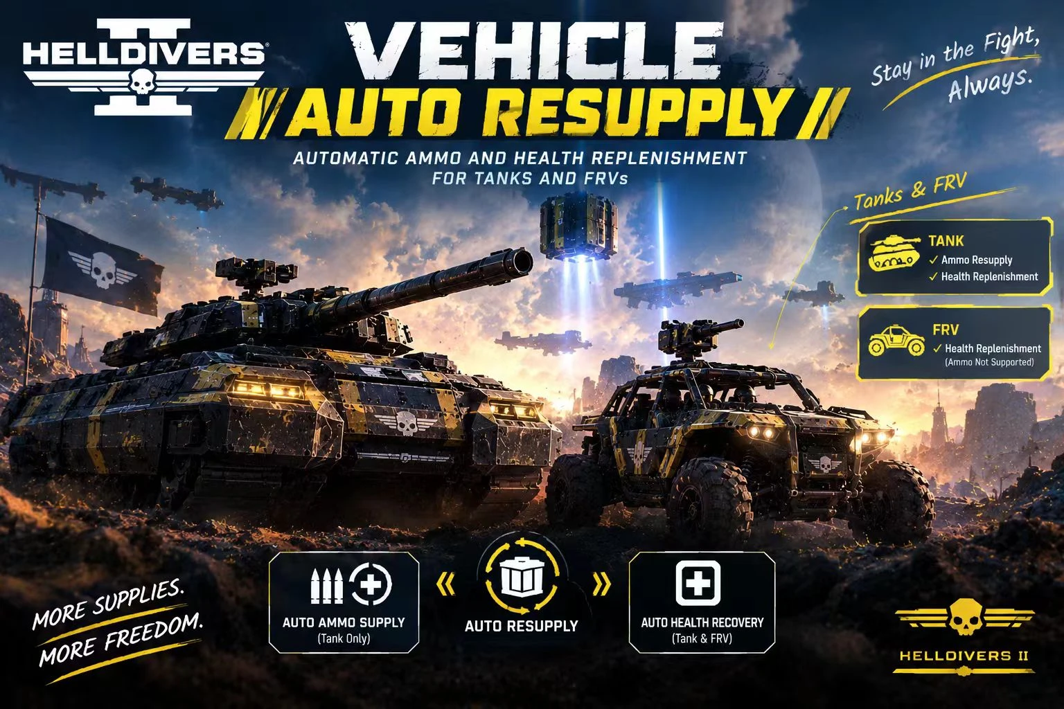 Vehicle Auto Resupply-载具自动补给