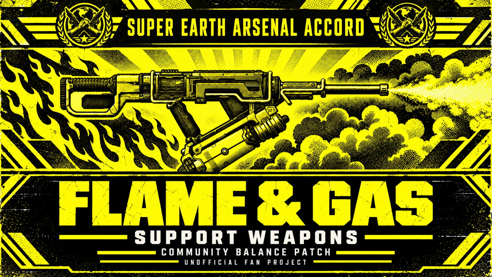 Arsenal Accord - Community Patch Flame and Gas Support Weapons