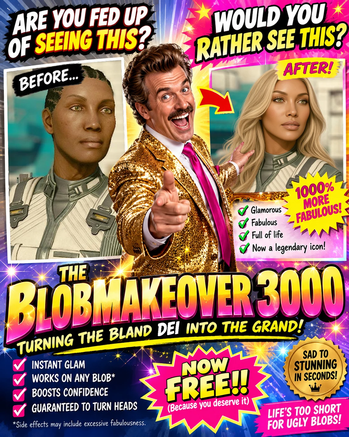 The Blob Makeover 3000 - Turning the bland DEI into the GRAND