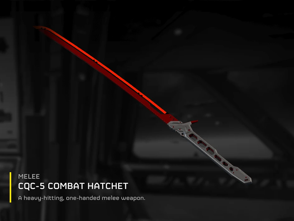 Laser Katana Hatchet Mod