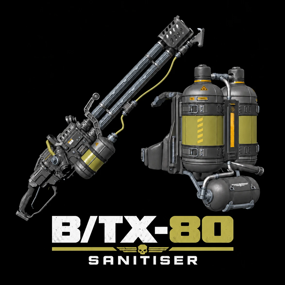 Custom Stratagem: Custom Stratagem: B/TX-80 Sanitiser Mod