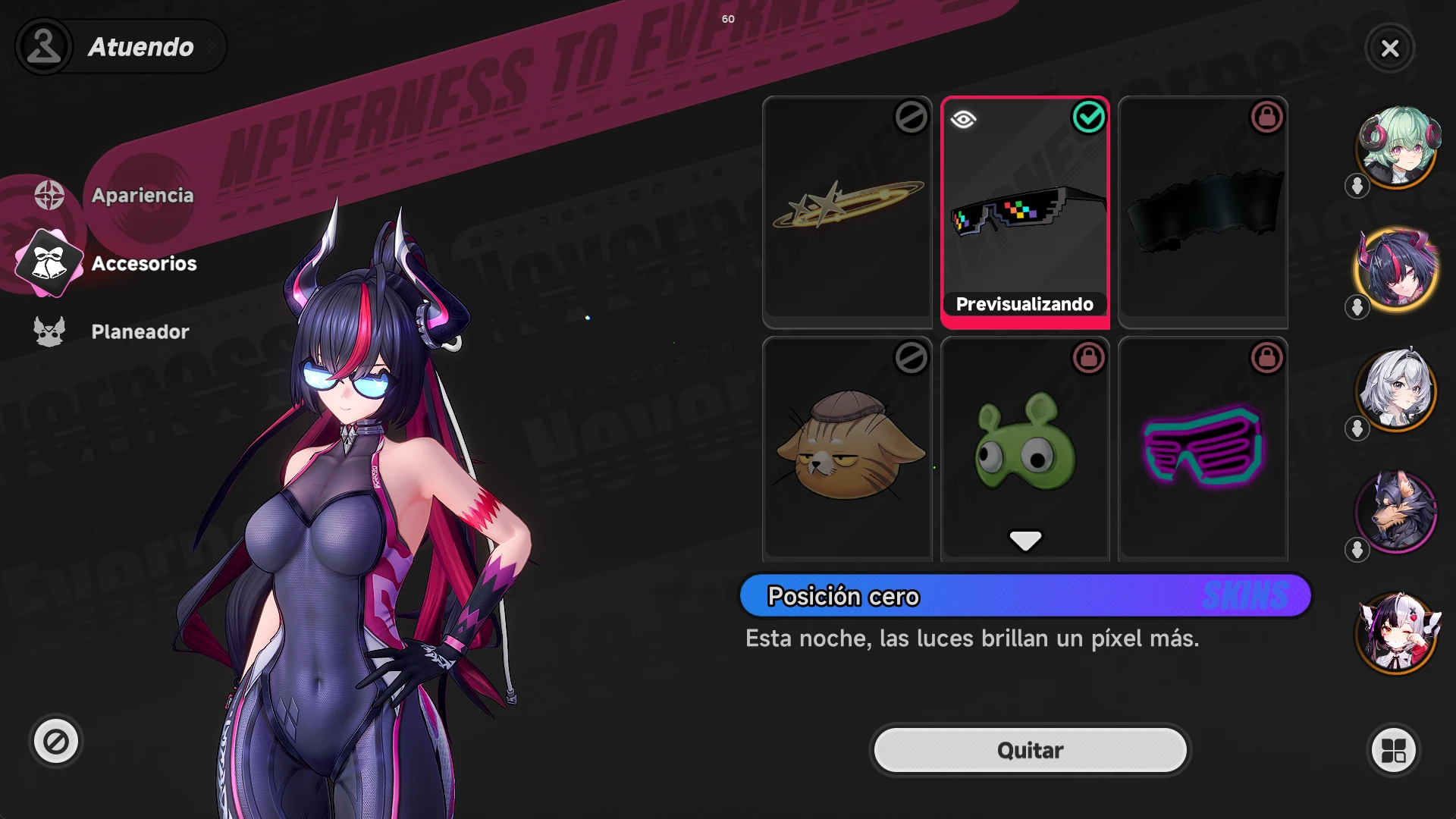 Accessory: HunterOffDutyGlasses over PixelGlasses