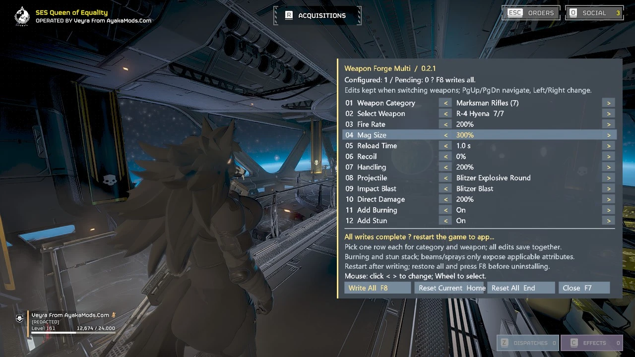 Weapon Forge EN Patch. Mod By "M!ni$try0fSc!eиce" Mod