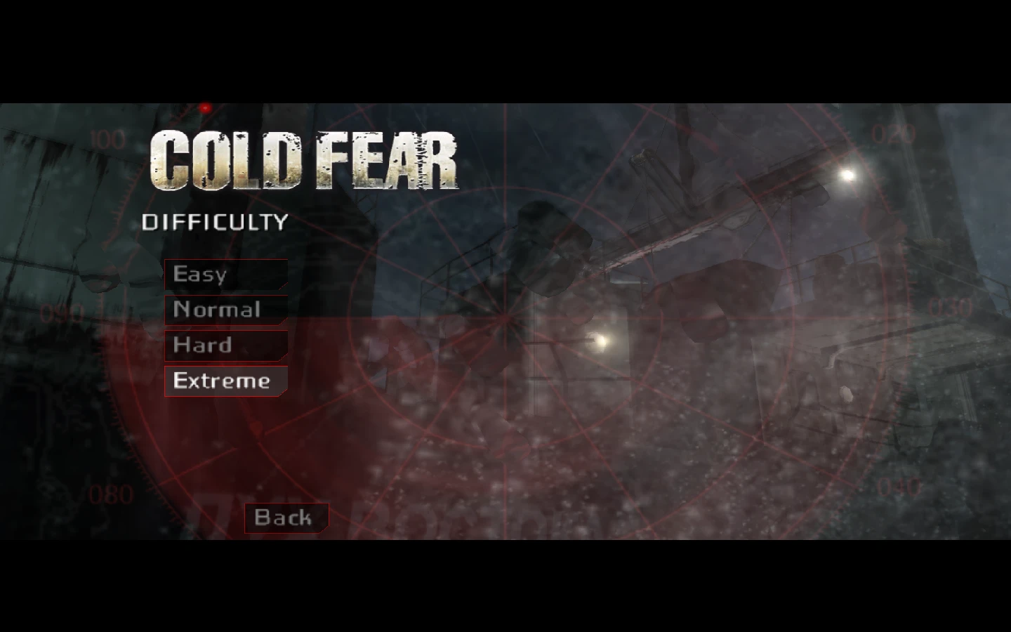 Cold Fear Clear Save