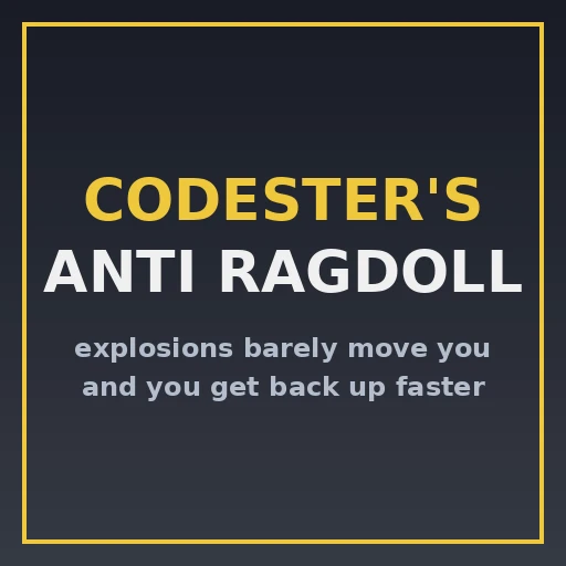 Codester's Anti Ragdoll
