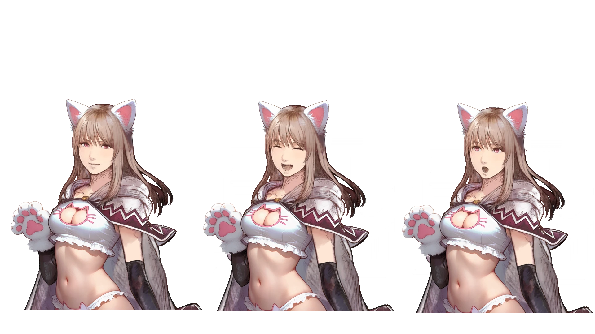 Fine white cat lingerie(フィーネ　猫ランジェリー)